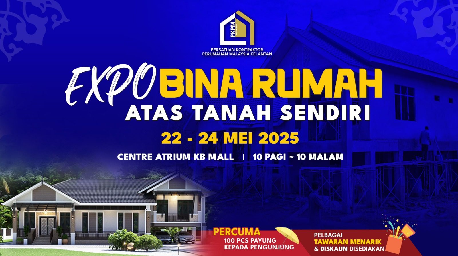 BANNER WEBSITE EXPO BINA RUMAH ATAS TANAH SENDIRI